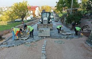 Başiskele’de üst yapı çalışmaları devam ediyor