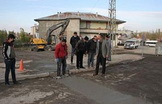 Başkan Altın çalışmaları yerinde inceledi