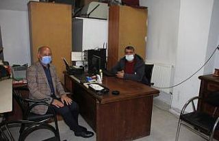 Başkan Altın’dan gazetecilere ziyaret