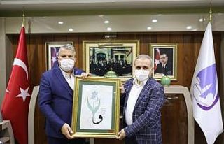Başkan Çerçi Nuh Dursun Ozan’ı ağırladı