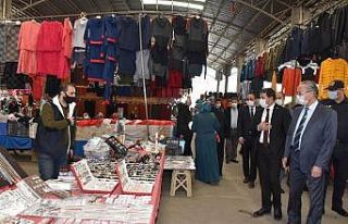 Başkan Kılca ve Kaymakam Parlar’dan korona virüs...