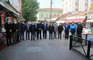 Başkan Kurt Hamamyolu esnafıyla buluştu