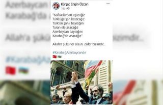 Başkan Özcan; “Bir kere yükselen bayrak bir daha...