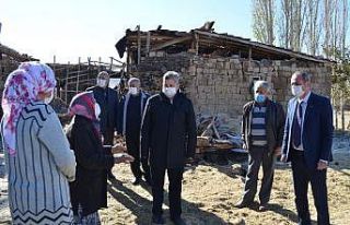 Başkan Özkan Altun’dan ahırı yanan aileye geçmiş...