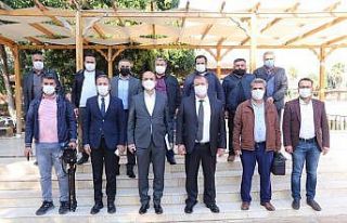 Başkanlar basın mensuplarıyla bir araya geldi