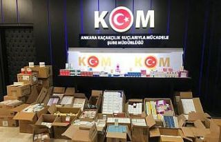 Başkent’te kaçak alkol ve ilaç operasyonu