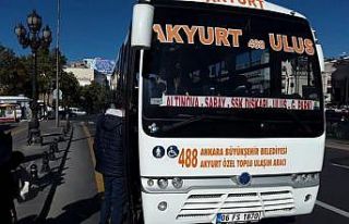 Başkent’te özel toplu taşıma araçlarında Ankarakart...