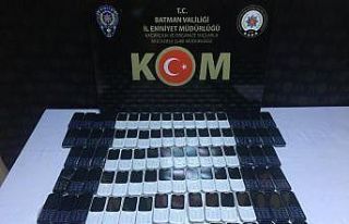 Batman’da 100 adet kaçak cep telefonu ele geçirildi