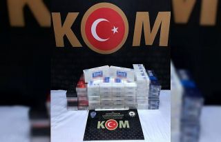 Batman’da 490 paket gümrük kaçağı sigara ele...
