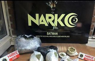 Batman’da 7 kilo esrar ele geçirildi