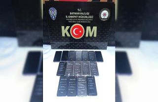 Batman’da gümrük kaçağı telefon ele geçirildi
