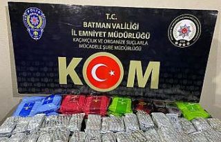Batman’da kaçak nargile tütünü ele geçirildi