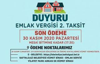 Battalgazi Belediyesi’nden vergi uyarısı