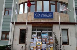 Bayburt Müftülüğü İzmir’e yardım elini uzattı