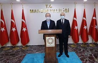 Bayburt Valisi Epcim, Mardin Valisi Demirtaş ile...