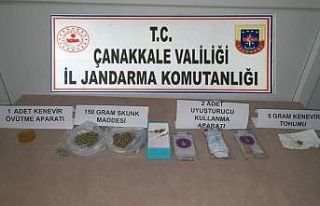 Bayramiç’te uyuşturucu operasyonu: 2 gözaltı