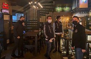 Beşiktaş’ta korona virüs denetimi gerçekleştirildi