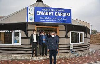 Besni Belediyesi tarafından ‘Emanet Çarşısı’...
