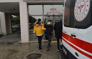 Besni’de otomobil şarampole devrildi