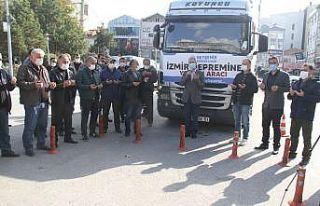 Beyşehir’den yardım tırı dualarla İzmir’e...