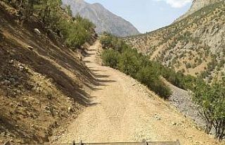 Beytüşşebap’ta yol yapım çalışmaları
