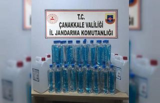 Biga’da sahte içki operasyonu: 3 gözaltı