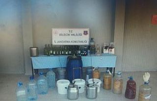 Bilecik’te kaçak içki operasyonu