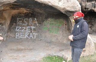 Binlerce yıllık Frig vadisi mağaralarında çirkin...