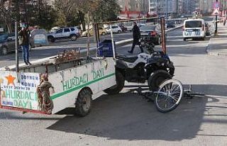 Bisiklet sürücüsünün yaralandığı kaza güvenlik...