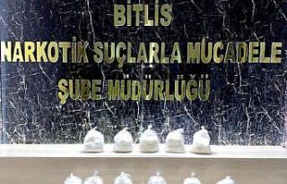Bitlis’te 5 kilo 600 gram metanfetamin ele geçirildi