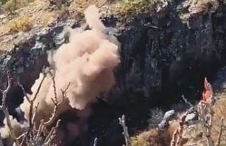 Bitlis’te teröristlerce saklanmak için kullanılan...