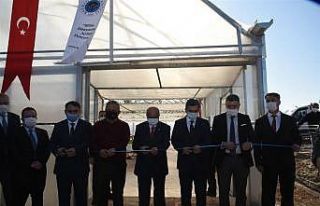 Bölgenin ilk ‘topraksız tarım serası’ açıldı