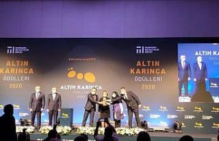 Bolu Belediyesi’ne Altın Karınca Ödülü