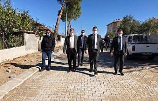 Bozulan yollar onarılıyor