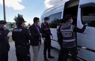 Buharkent’te Kovid-19 ve asayiş denetimi yapıldı
