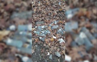 Buldan’da ortalığa atılan çöpler, çirkin manzaraya...