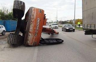 Bursa Ankara yolunda facianın eşiğinden dönüldü