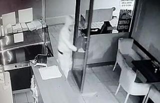 Bursa’da sadaka kutusunu çalan zanlı güvenlik...