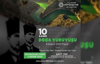 Büyükşehir Belediyesi’nden 10 Kasım doğa yürüyüşü