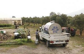 Büyükşehir’in süt tankları üreticiyi güçlendirdi