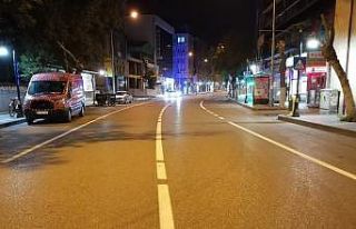 Caddelerde yol çizgi çalışması yapıldı