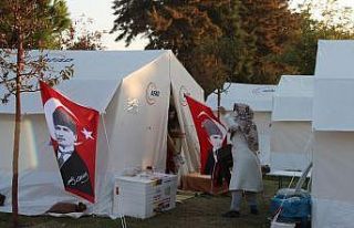 Çadırkentte 10 Kasım