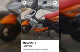 Çalıntı motosiklet, sosyal medyadan bulundu
