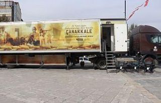 Çanakkale Savaşları Mobil Müzesi’ne ilgi