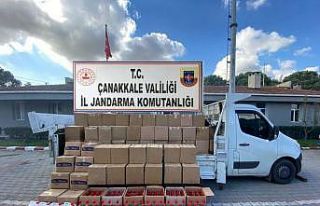 Çanakkale’de 2,5 ton etil alkol ele geçirildi