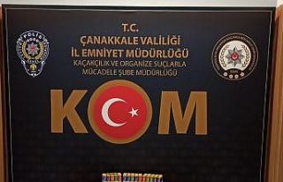 Çanakkale’de kaçak tütün operasyonu