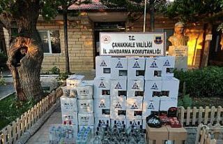 Çanakkale’de sahte ve kaçak içki operasyonu:...