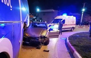 Çan’da trafik kazası: 1 yaralı