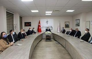 Çandıroğlu il Müdürlüğü’ndeki idarecilerle...