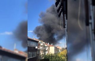 Çapa Tıp Fakültesi inşaatında yangın